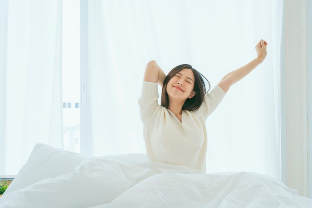 朝の目覚めがスッキリし集中力アップを実感
