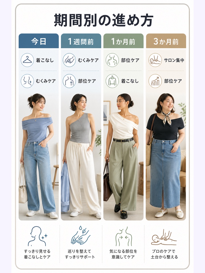 期間別の進め方 今日から本番までの全体ロードマップ