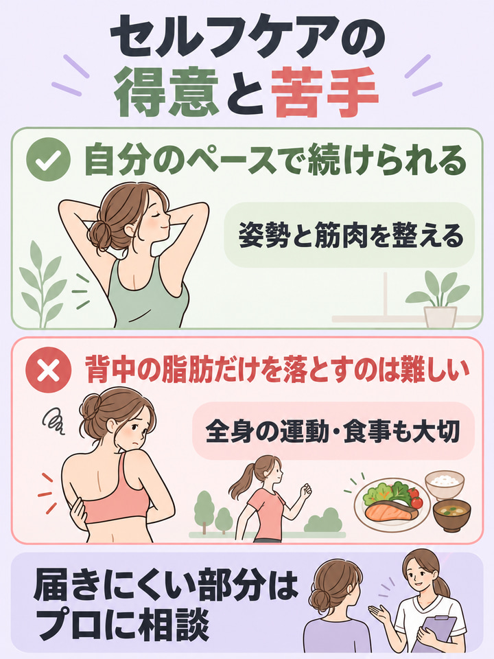 セルフケアのデメリットと、向かないケース
